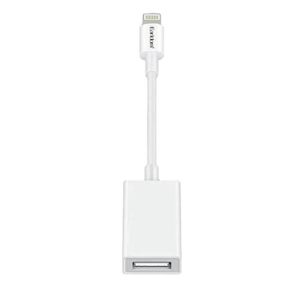 کابل تبدیل لایتنینگ به USB OTG ارلدام مدل ET-OT48 طول 10 سانتی متر